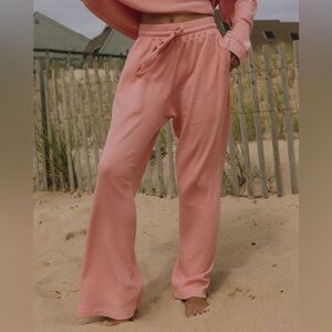 BNWT Daily Drills Dusty Rose Monochrome Thermal Pants - M/L